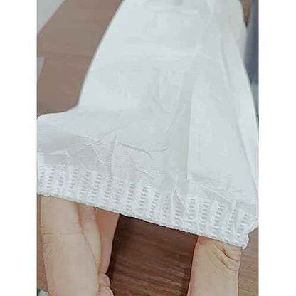 ZMDREAM Hazmat Sleeves Covers Arm Protector with Elasticated Ends White for Painting Tatoo Cleaning 13/16 inches Pack of 100