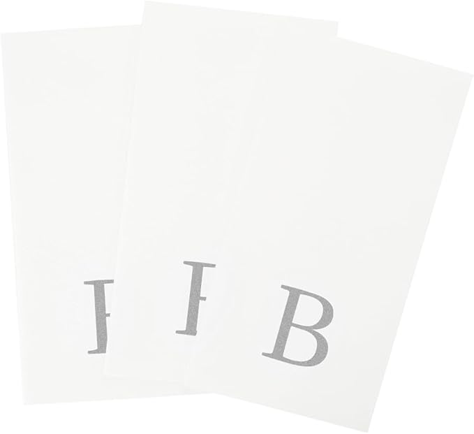 Luxenap 15.8 X 7.9 Inch Linen-Feel Guest Towels, 2000 Lettered Hand Towels