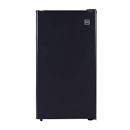 RCA RFR321-B-Black-COM RFR321 Single Mini Refrigerator-Freezer Compartment-Adjustable Thermostat Control-Reversible Doors-Ideal for Dorm, Office, RV, Garage, Apartment-Black Cubic Feet, 3.2 CU.FT