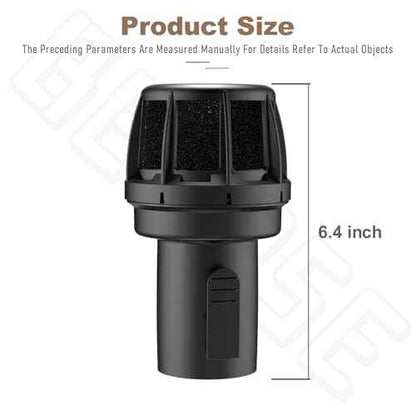 2-1/2-Inch Vacs Vacuum Diffuser Muffler CMXZVBE38660 for Craftsman CMXEVBE17596 Shop Wet/Dry Vacuum Cleaner Attachment, Reduce Noise