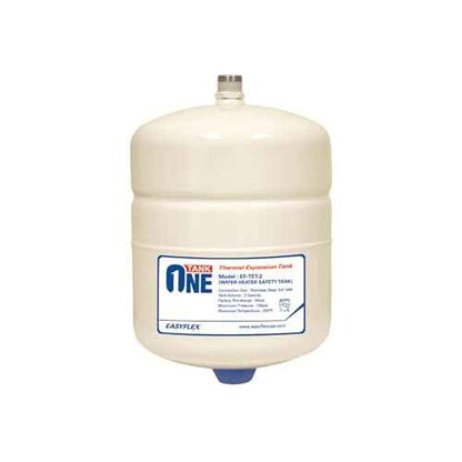 2.1 Gallon Thermal Expansion Tank, 304 Grade Stainless Steel 3/4" MNPT Connection, Butyl Rubber Diaphragm, Prevent hot Water from backflowing into The Cold Water Pipe line