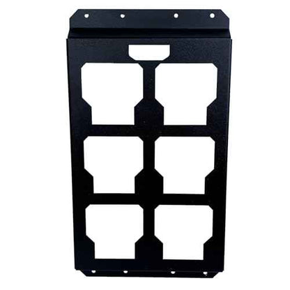 Upgrade Integral Mounting Plate Compatible with Milwaukee Packout, Made of high-Strength Carbon Steel Material, can Withstand up to 110 Lbs of Pressure.(1Pack, Half Plate)