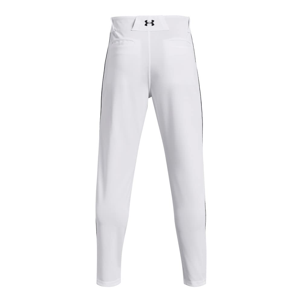 Under Armour Men's Utility Baseball Straight Leg Pant Pipe 22, (102) White/Midnight Navy/Midnight Navy, 3X-Large