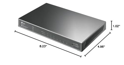 TP-Link TL-SG1016PE | 16 Port Gigabit PoE Switch | Easy Smart Managed | 8 PoE+ Ports @150W | Plug & Play | Sturdy Metal w/ Shielded Ports | QoS, Vlan, IGMP & LAG, Free Expert Help