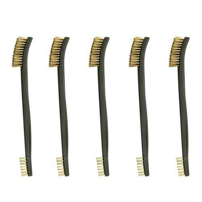 Brass Wire Brush, 5 Pcs Samll Brass Wire Brush, Mini Wire Brass Brushes for Cleaning