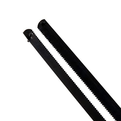 dophee 10Pcs 6 inch 150mm 24T Mini Hacksaw Blade Replacement, Multifunctional Carbon Steel Hand Saw Blade for Hand DIY Model Manual Woodworking PVC Metal Pipes Cutting