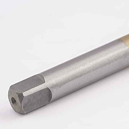 Metric M8 X 1.25 HSS Ti-Coated Straight Flute Thread Tap, M8 X 1.25mm Titanium Coated Thread Machine Tap Right Hand