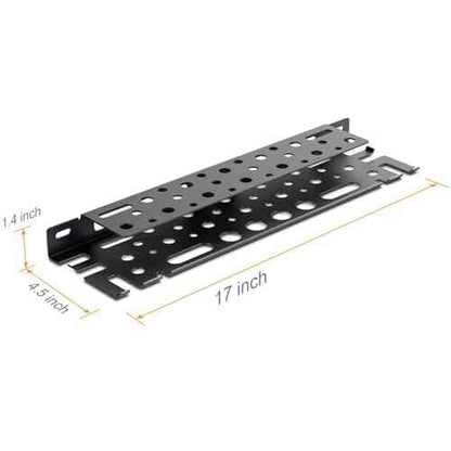WallMount Tool Storage Rack, 17'' Screwdriver Holder Organizer, Equipped Suspension Holes for Pneumatic Tools