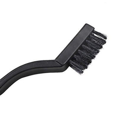 Scratch Brush Nylon Wire Brush Curved Handle for Cleaning Welding Slag and Rust 10PCS