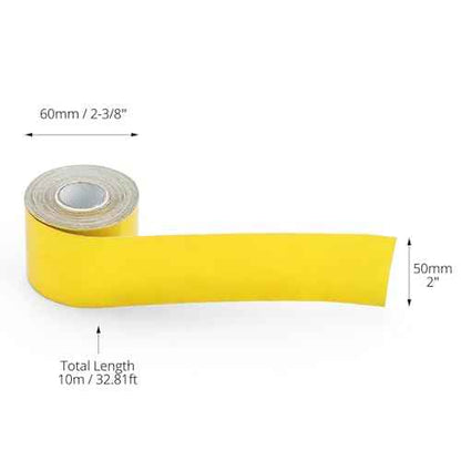 QWORK 2 Rolls Heat Shield Tape, Gold, 2 Inch x 32.8 ft, Self-Adhesive, High Temp Resistant Aluminum Foil Barrier, Up to 500¡É, for Automotive, Home, Computer Repair