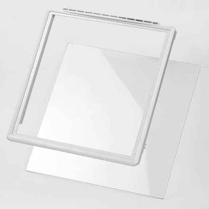 241969501 Refrigerator Shelf Frame With Glass, Refrigerator Drawer Cover for Frigidaire Replacement Shelf With 240443384 Glass (241969501 Refrigerator Shelf Frame With Glass)