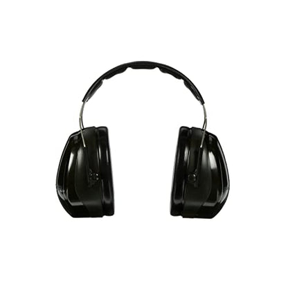 3M - CASH7A Peltor Optime 101 Over-the-Head Earmuff, Hearing Protection, Ear Protectors, NRR 27dB Green