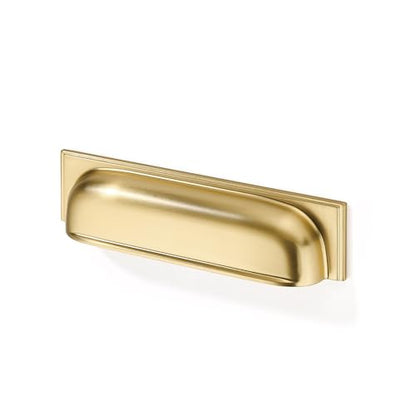 SAILING 10 Pack Cabinet Cup Handle- 5"/128mm Champagne Bronze Cabinet Cup Pulls Cabinet Handles Kitchen Hardware Bathroom Living Room Drawer pulls
