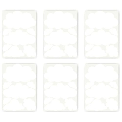 Decorative Cloud Wall Stickers - Removable White Clouds for Nursery, Kids Room, Bedroom, and Office - Easy to Apply & Peel,Vinyl Wall Decals (42pcs)