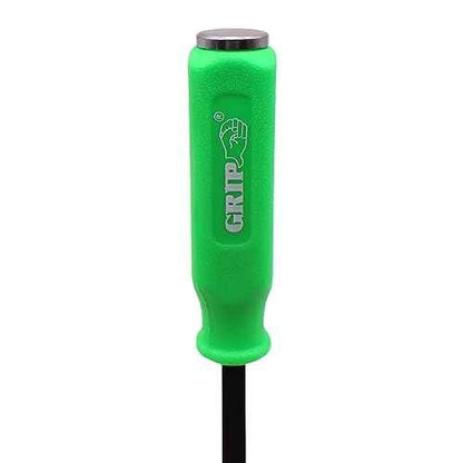 Grip 3 pc Striking Cap Heavy Duty Pry Bar Set - 12", 18", 24" - Positioning, Aligning, Prying - Mechanic's Handles - Steel Capped - Angled Ends