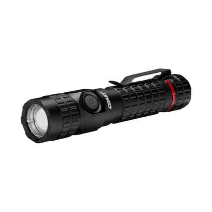 COAST PX200R 2000 Lumen Rechargeable LED Flashlight, TWIST FOCUS, USB-C, 2-Position Pocket Clip