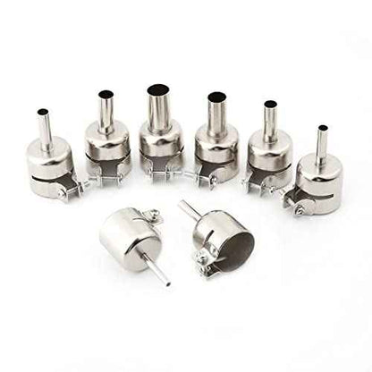 8Pcs/Set Heat Gun Nozzles Kits Mouth Tips Hot Air Soldering Station Repair Tools£¨3/4/5/6/7/8/10/12mm)