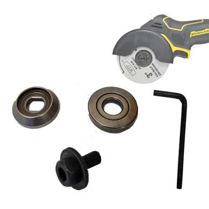 4 Pcs Set Top Flange Inner Flange Locking Blade Bolt and Hex Key Compatible for Dewalt 20V Max DCS438B 3" Cut Off Parts (4Pcs Set)