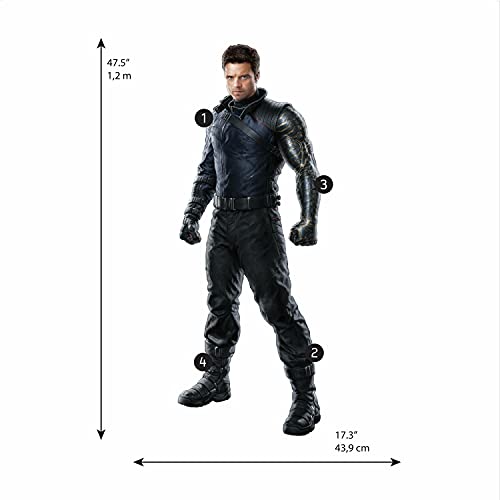Roommates RMK4700GM Falcon Winter Soldier Peel and Stick Decals