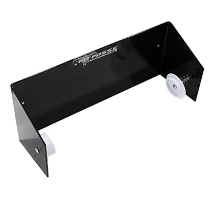 Pit Posse 573BK Paper Towel Holder Dispenser Aluminum Enclosed Trailer Shop Garage Storage Organizer-Made in USA- 5 Year Warranty-Powder Coated Black-5th Wheel, Toy Hauler, Snowmobile