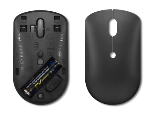 Lenovo 540 Wireless Computer Mouse for PC, Laptop, Computer with Windows or Chrome OS - 2.4 GHz USB-C Wireless Pairing Receiver - Compact Size - 18-Months Battery Life - Ambidextrous -Abyss Blue