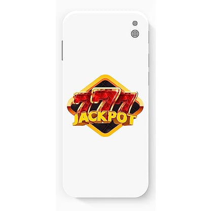 Triple 777 Jackpot Sticker | Casino Slot Machine Gambling Decal for Home Decor, Wall, Window, Car (5" x 4")