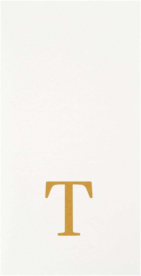 Luxenap 15.8 X 7.9 Inch Linen-Feel Guest Towels, 50 Lettered Hand Towels