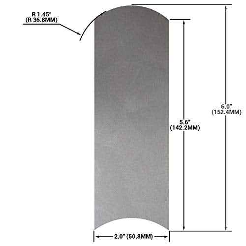 ATLIN Cabinet Scraper Card Set - Curved 3pc