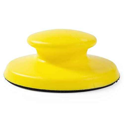5 Inch Hand Sanding Block Hook and Loop Sanding Block 2 PCS Round and Mouse Hand Sanding Blocks Foam Sanding Blocks Auto Body Hand Sanders for Wood Mouse Sanding Pad Sandpaper Holder
