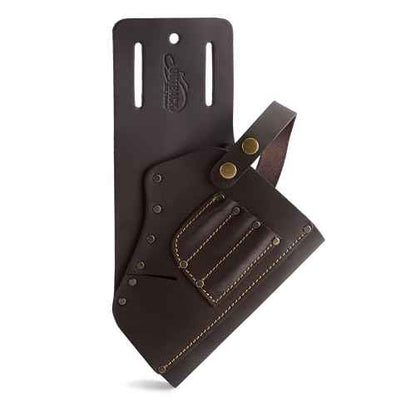 OX Tools Pro Drill Holster Pouch - Top-Grain Leather Tool Belt Pouches for Cordless Drills and Impact Drivers, Heavy-Duty Rivet Reinforcement - Fits 2.5" Wide Belt OX-P263405