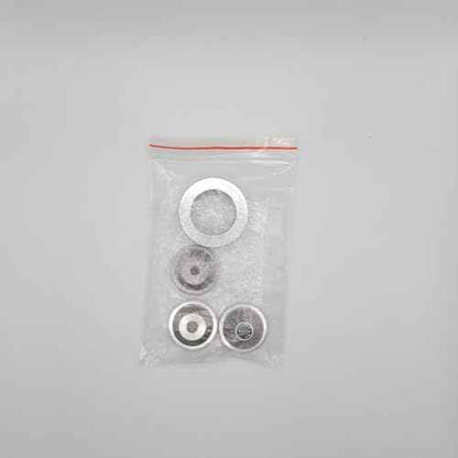 Texture Sprayer Nozzle Tips Set for Drywall Texturing Guns, 3 Sizes (3/16", "1/4", "5/16"), Silver, Metal, Gun Style