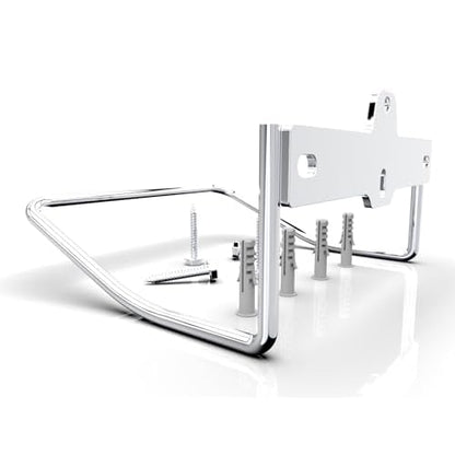 JBscoop 2 Ladder Hooks Wall Mount for Ladder Storage Strollers and Folding Chair, Heavy Duty Lader Holder Rust Proof SS304 (2)
