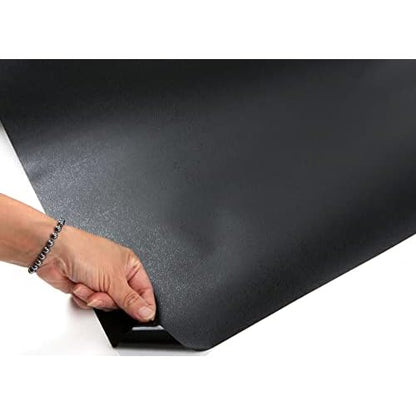 ROSEROSA Peel and Stick Premium Faux Leather Self-Adhesive Wallpaper Door Wrap Countertop Moulding Trim LW414