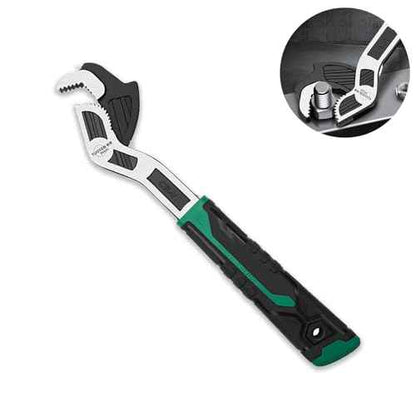 6 Inch Adjustable Wrench - Auto Size Adjusting, 0.28"-0.6" (7-15MM), Multi-Size Spring Adjustable, Rapid Wrench for Car, Bicycle, Plumbing Repairs