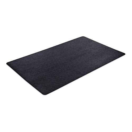 VersaTex Multi-Purpose Recycled Rubber Floor Mat for Indoor or Outdoor Use, Utility Mat for Entryway, Tool Bench, Garage, Under-Sink, Patio, and Door Mat; 36" x 60", Black