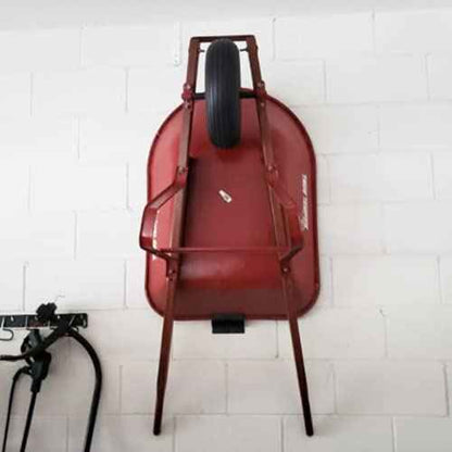 Ladder Hangers for Garage Wall,Garage Storage Hooks- Wall Mount Wheelbarrow Hanger, Patio Furniture, Chair & Ladder - Ladder Holder Wall Mount (4 Pack)