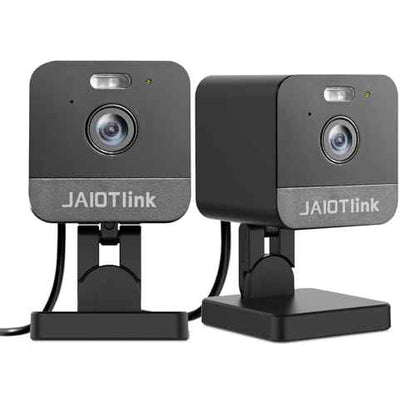 2K Cameras for Home Security with Night Vision, Indoor Camera for Dog/Cat/Pet/Nanny/Baby, AI Human, Motion Alerts, 2-Way Audio, 2.4G/5G, Compatible with Alexa (2-Pack)