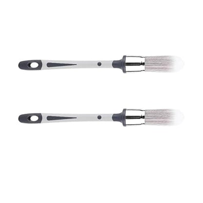 4-Pack Paint Brushes for Walls Painting - 0.4", 0.5", 0.6", 0.9", Trim Paint Brushes& Paint Edger Tool for Walls - Ideal for Baseboards, Furniture, Corners & Touch-Ups