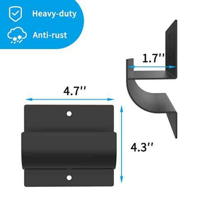 Ladder Hangers for Garage Wall,Garage Storage Hooks- Wall Mount Wheelbarrow Hanger, Patio Furniture, Chair & Ladder - Ladder Holder Wall Mount (4 Pack)