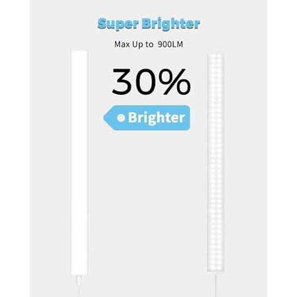 ASOKO Plug-in Under Desk Light, 24Inch LED Workbench Lights with Super Brighten 900Lumen and Smart Memory Function,3 Temps (3000K/4000K/6000K) for Kitchen Sink/Desk/Workbench