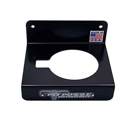 Pit Posse PP107BK Ratio Measuring Cup Caddie Caddy Holder - Made in USA - Garage Enclosed Trailer Shop Automotive Race Car Accessory Aluminum Storage Organizer Includes Mounting Hardware (Black)