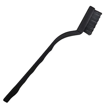Scratch Brush Nylon Wire Brush Curved Handle for Cleaning Welding Slag and Rust 10PCS