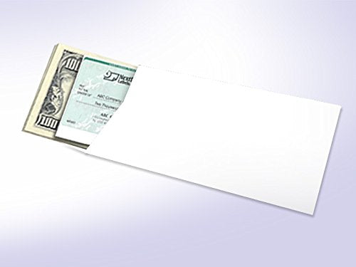 NextDayLabels #7 Coin Envelopes - 500-Pack White Gummed Money Envelopes for Cash, Coins, Jewelry, or Small Parts - Durable White Paper Cash for Home, Office, or Business Use - Made in USA