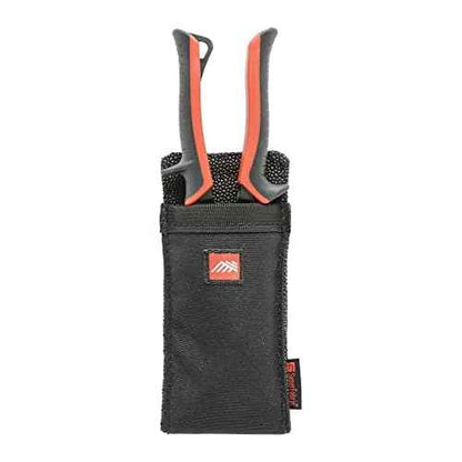 Diamondback Utility Sheath - Tool Belt Pouch for Utility Knife, Chisel or Jab Saw - Clip-On Utility Pouch Tool Holster - Multitool Sheath for Carpenters, Roofers, Framers & Drywallers (9.5"x1.75"x7")