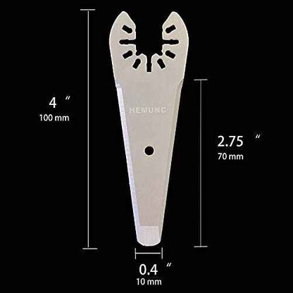 10PCS oscillating Tool Scraper Blades Universal fit Multitool Scraper Blades, Compatible with Dewalt Dremel Rockwell Makita Bosch Fein Multimaster Milwaukee Porter Cable Ridgid Ryobi