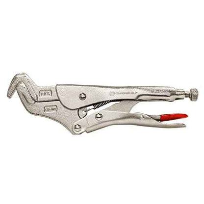 Powerbuilt 9-Inch Parrot Nose Pliers Hand Tool, Adjustable Locking Jaw, Non-Slip Grip on Pipes and Bolts, Car Vehicle Repair, Sinks, Home Improvement Tools - 642896