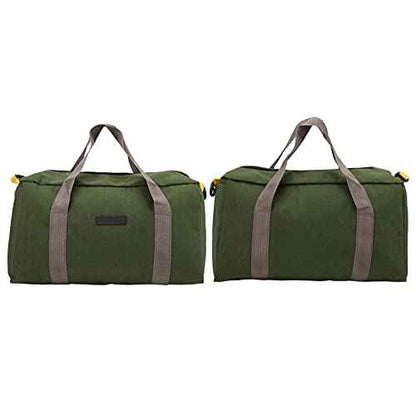 Walfront 18 Inches Wide Mouth Electrician Storage Bag - Portable Multifunctional Tool Organizer for Plumbing & Gardening Tools