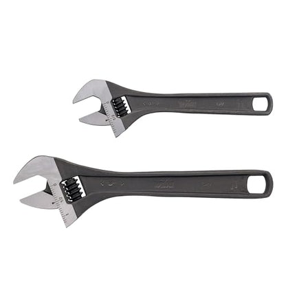 2pc Adjustable wrench combo 6" & 8"