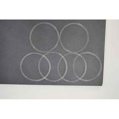 6Pack 903373 N430442 Random Orbit Sander Drive Belt 878198 N372461 Compatible with Porter Cable DeWalt 332 333VS 334 344 343VSK DWE6420 DCW210D1 Cable Random Orbit Palm Sander