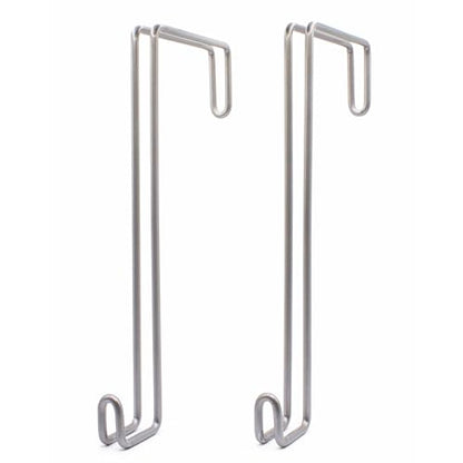 Over The Wall Concrete Cinder Cement Block Wall Outdoor No Drill Fence Hooks Hangers - Extra Long Large Rafter Ladder Pool Equipment Pole Hooks Hangers for Planters Hoses Horse Tack Room Organization